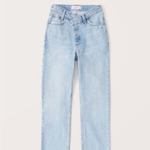 Abercrombie & Fitch Light Blue Straight Leg Jeans